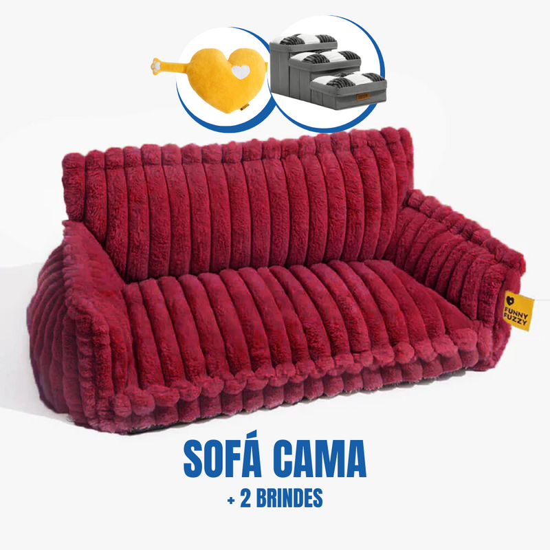 Cama Sofá Pet Ortopédico - O seu pet merece o melhor + 2 BRINDES: Escada e Almofada