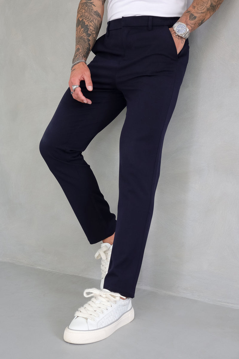 Calça Social Masculina De Santis Azul