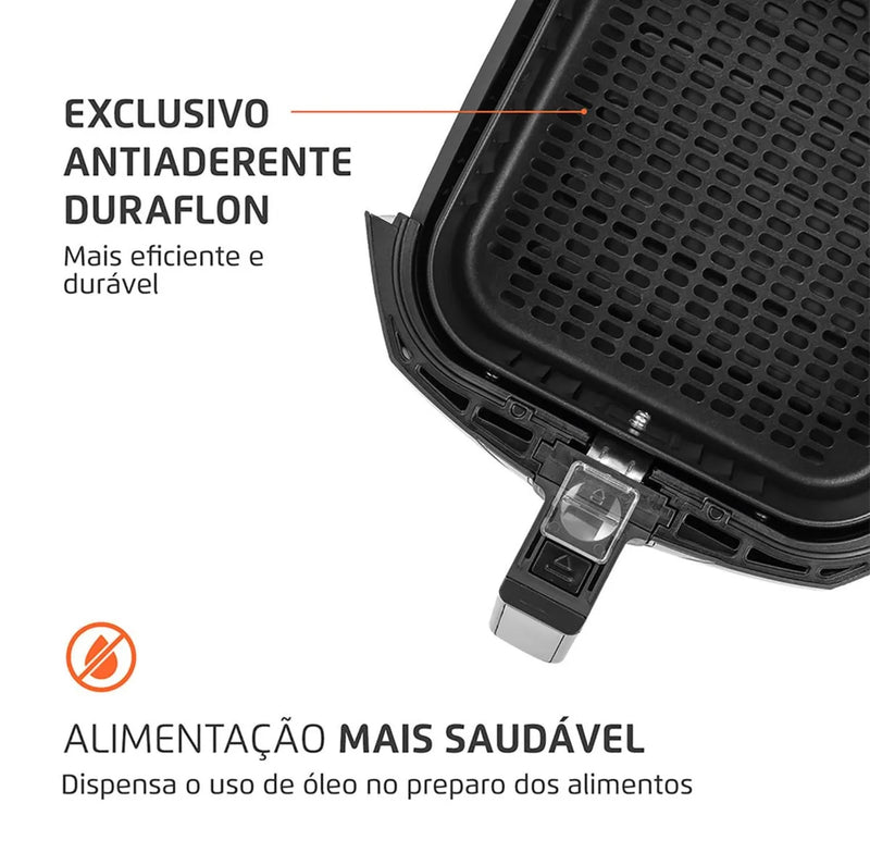 [PREÇO DE FÁBRICA] AirFryer Fritadeira Elétrica Family 4l 1500w + BRINDE [Guia de 70 Receitas]