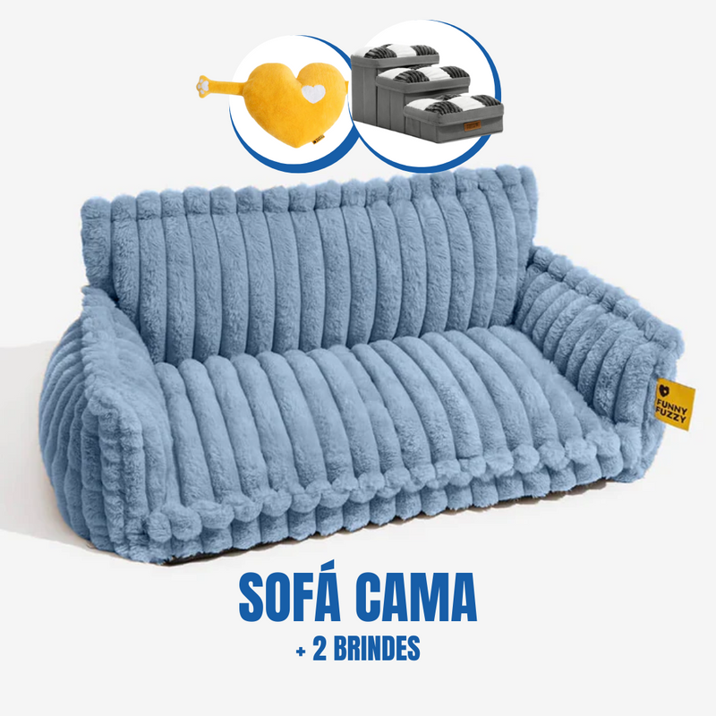 Cama Sofá Pet Ortopédico - O seu pet merece o melhor + 2 BRINDES: Escada e Almofada