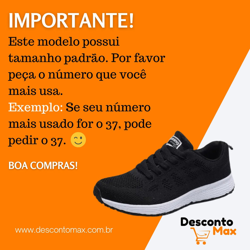 [PAGUE 1 LEVE 2] Tenis Ortopédico Confort Running + Palmilha Tecnológica Grátis