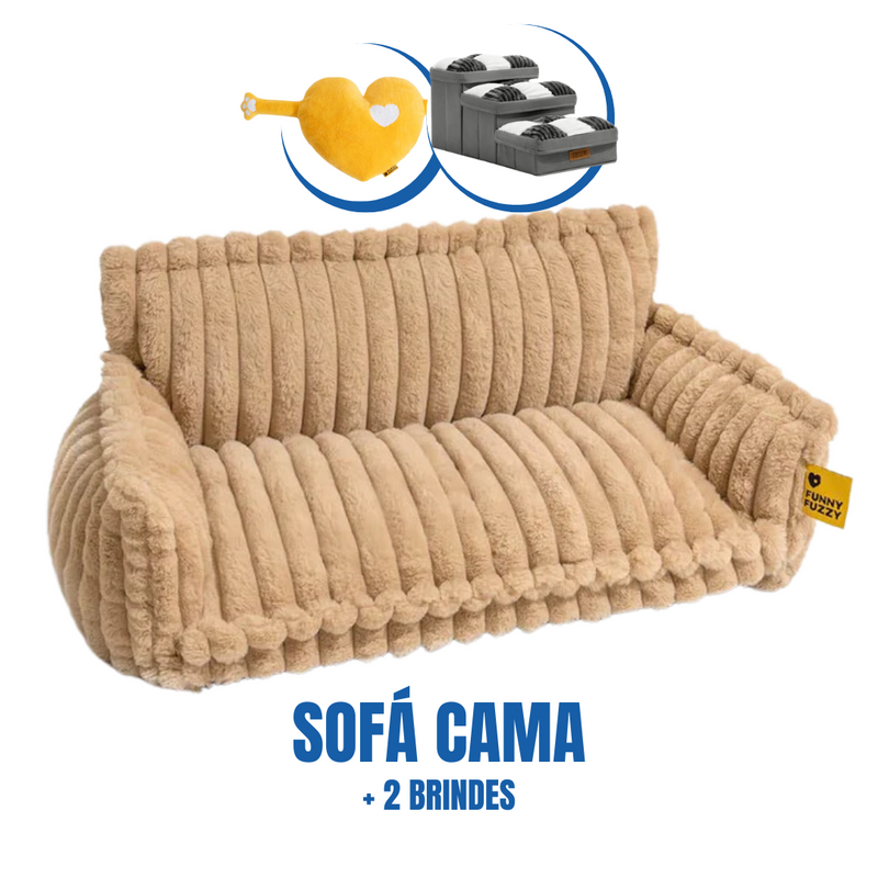 Cama Sofá Pet Ortopédico - O seu pet merece o melhor + 2 BRINDES: Escada e Almofada